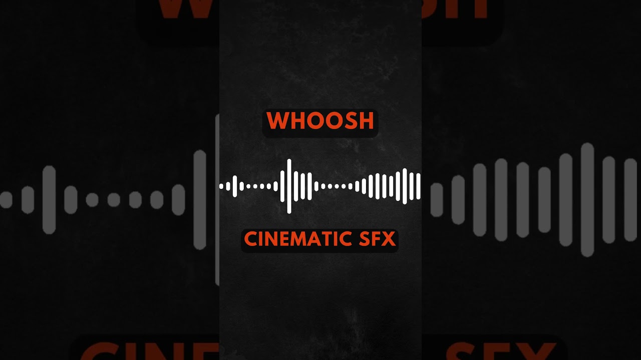 Cinematic Whoosh Sound FX (FREE)  #soundeffects #cinematic #filmmaking #whoosh   #animation