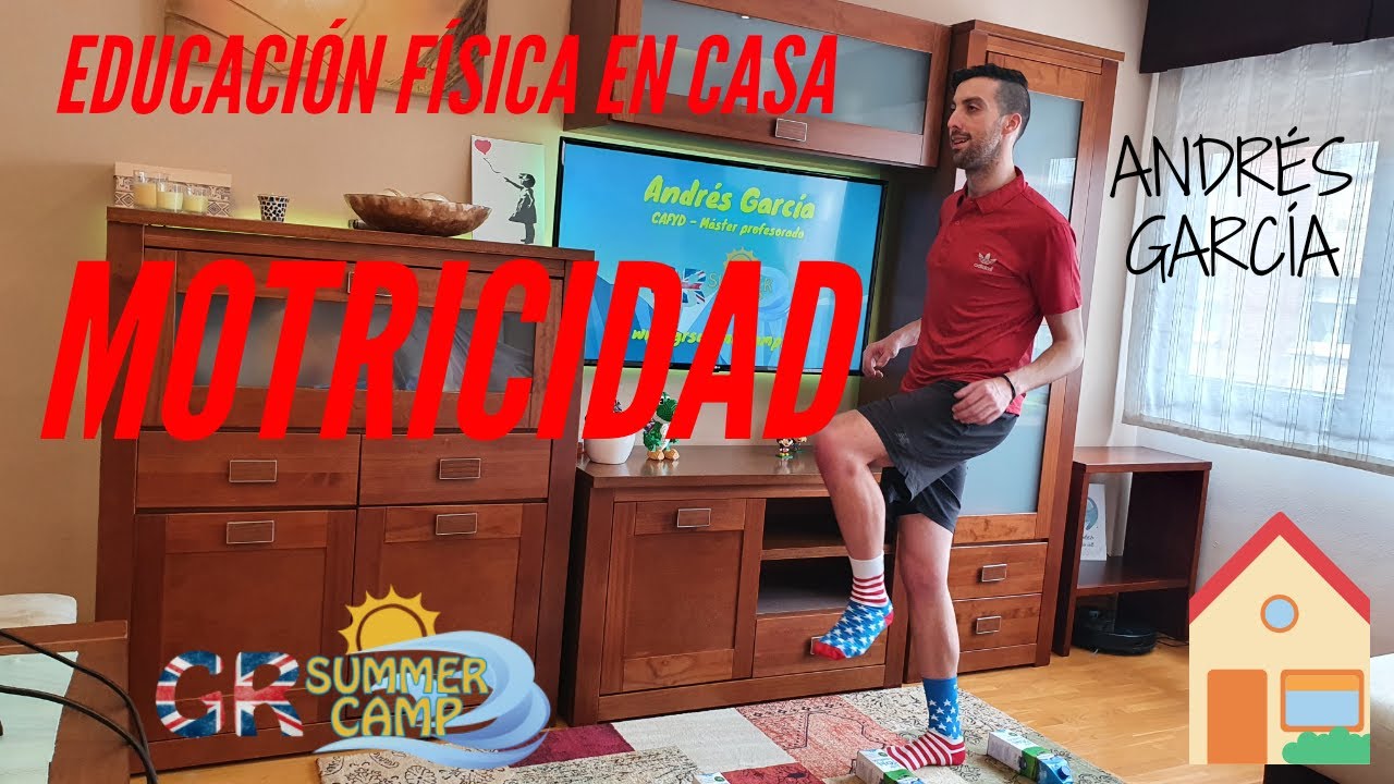 Ejercicios de MOTRICIDAD para niños en casa 👲- Educación Física online