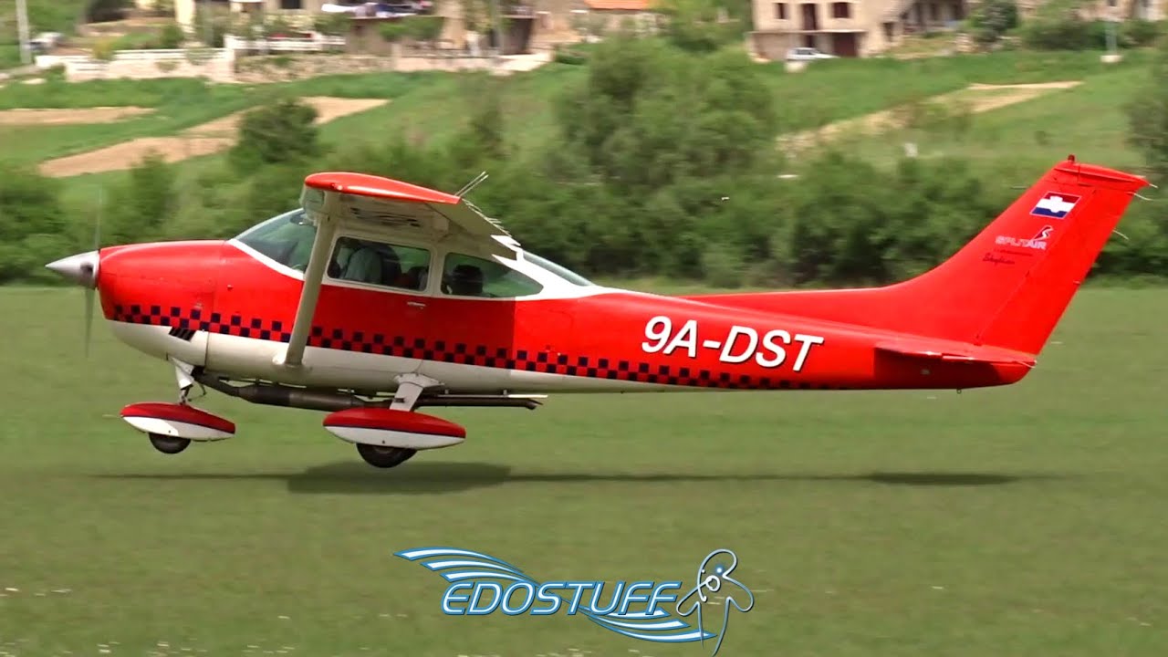 Cessna 182P Skylane 9A-DST - Skydiving at Piket Airfield LDSS - Sinj Croatia HD