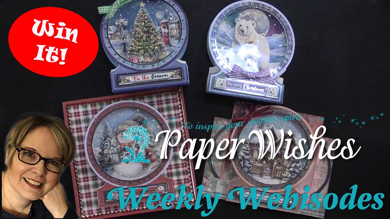 Card Ideas Using Snow Globes Kit by Hunkydory Crafts | PaperWishes.com