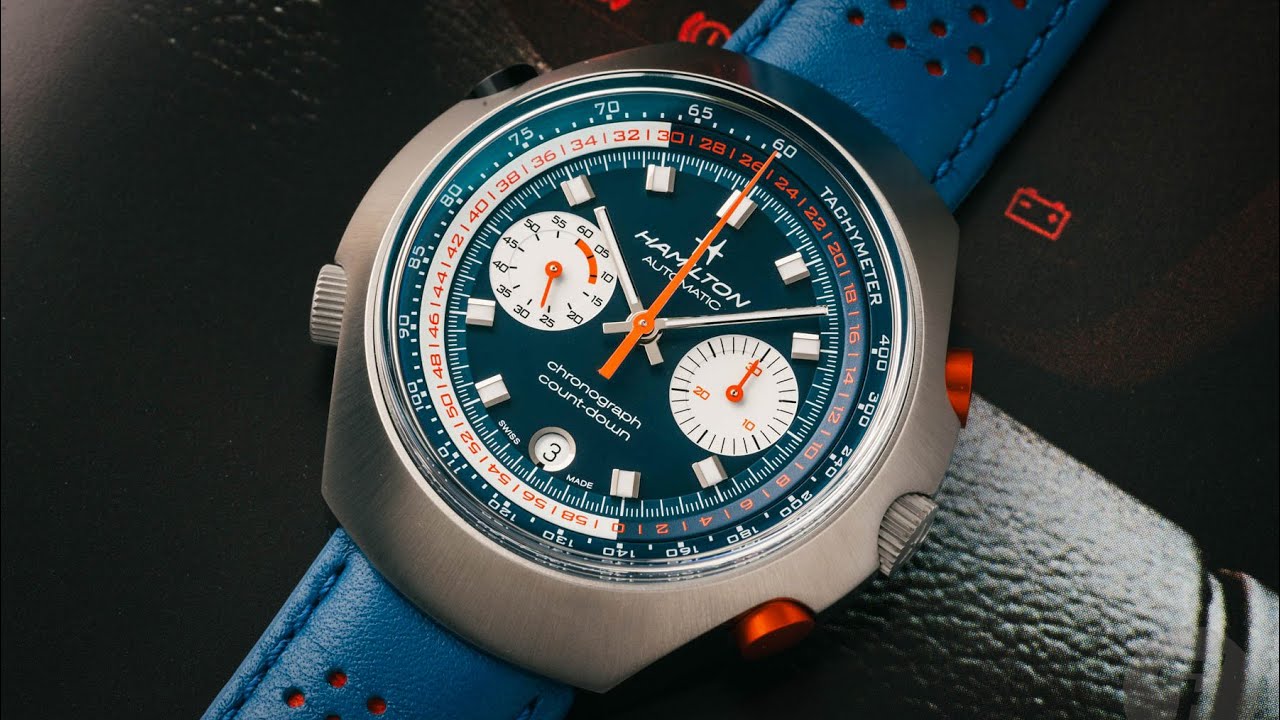 A Hands-On Look At The Hamilton Chrono-Matic 50 Limited Edition In Blue And Orange