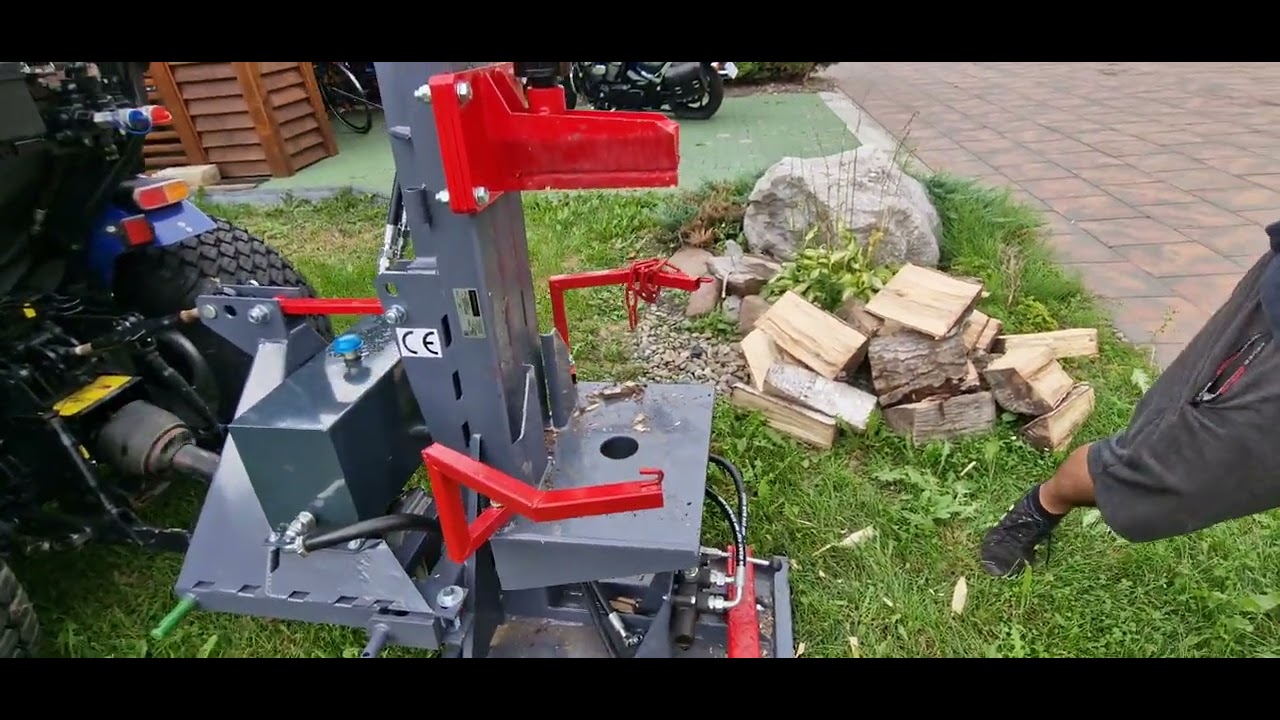 Łuparka hydrauliczna do drewna na WOM do traktora #DEMAROL 20 ton Wood splitter