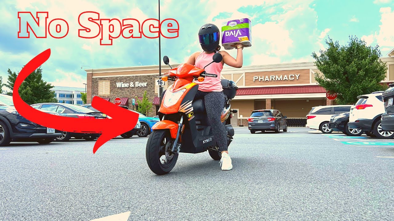 Doordash на мопеде
