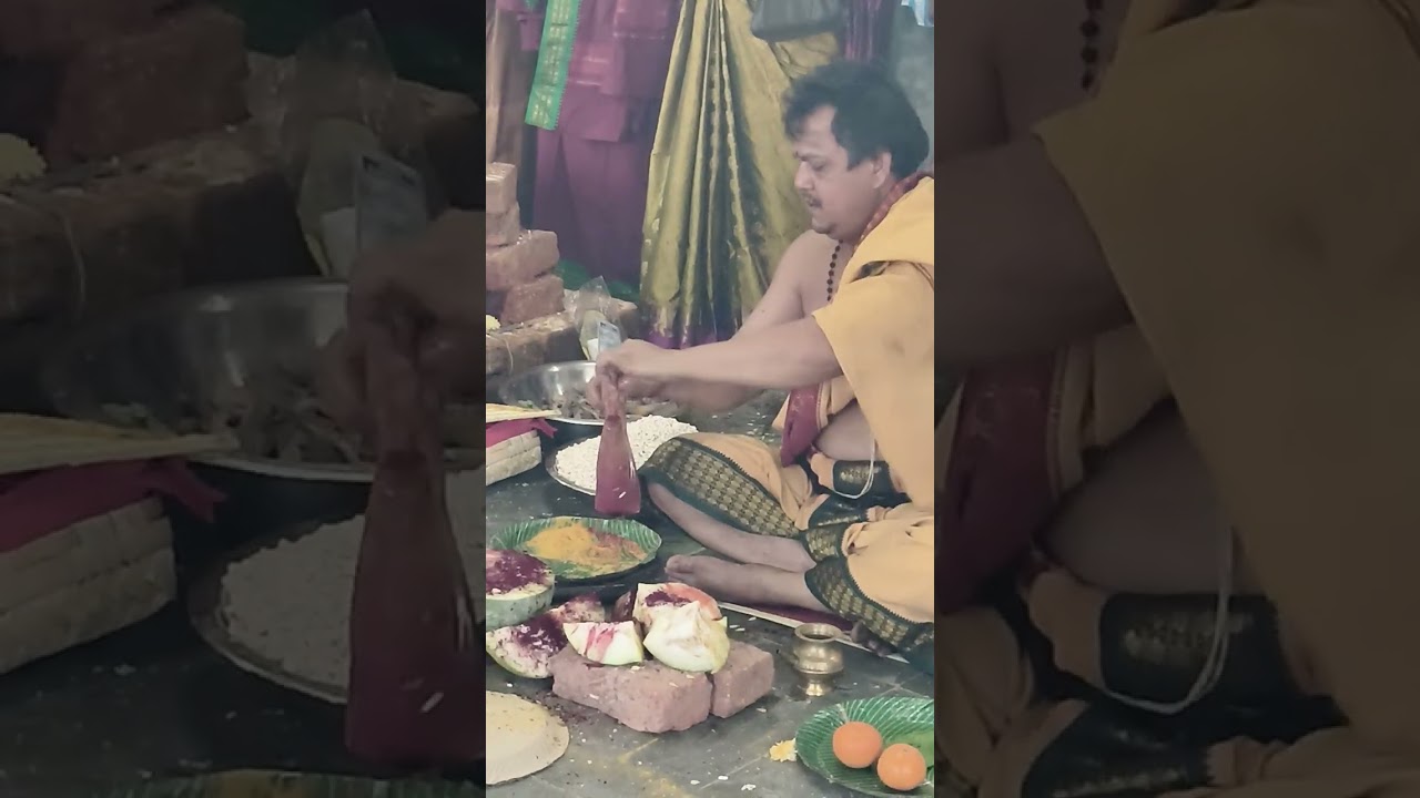 చండీ హోమంలో పూర్ణాహుతి కార్యక్రమం ఒంటిమిట్ట ఆర్యవైశ్య నిత్య అన్నదాన చత్రం