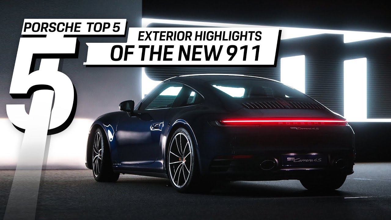 Porsche Top 5 Series: Exterior Highlights of the new 911