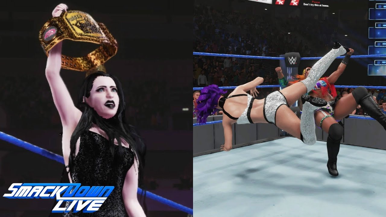 WWE 2K19 SMACKDOWN LIVE QUEEN'S TITLE CELEBRATION GETS INTERRUPTED BY EMBER & GIGI