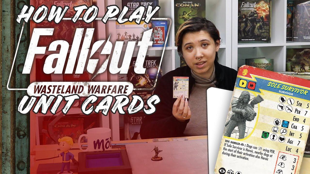 How To Play Fallout: Wasteland Warfare - Unit Cards