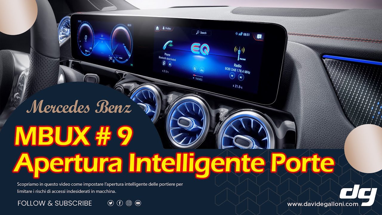 MBUX - #9 Apertura Intelligente (e sicura) delle portiere