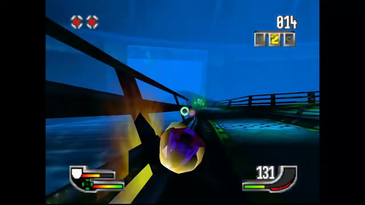 Extreme-G (Nintendo 64, PAL)|Shoot 'em up. Space Station 2. Score: 29 #nintendo #n64 #racing #game