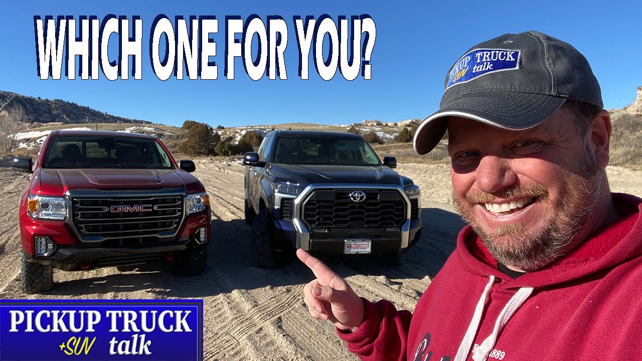 Odd compare or shockingly close? 2022 Toyota Tundra, 2022 GMC Canyon