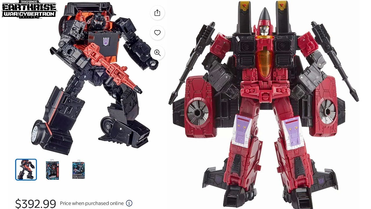 Возможный целевой переиздание Transformers Earthrise RUNABOUT + EU переиздания THRUST + многое др...