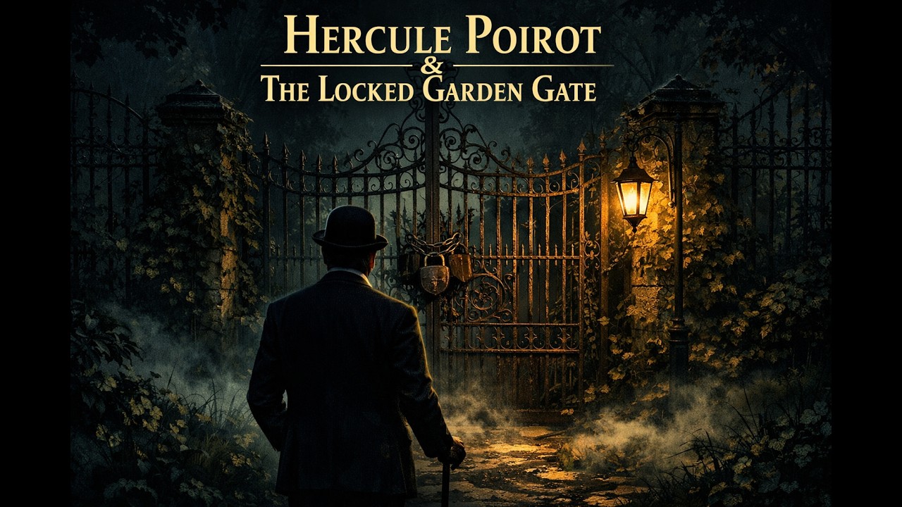 Hercule Poirot & The Locked Garden Gate | Sleep with a Mystery, Fan Story.🔍💤