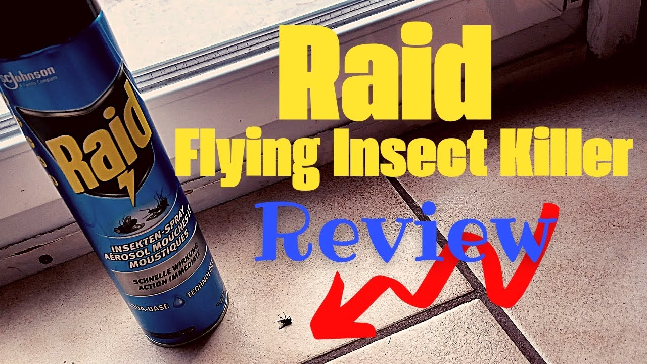 Обзор средства от летающих насекомых Raid + объяснение, как им пользоваться