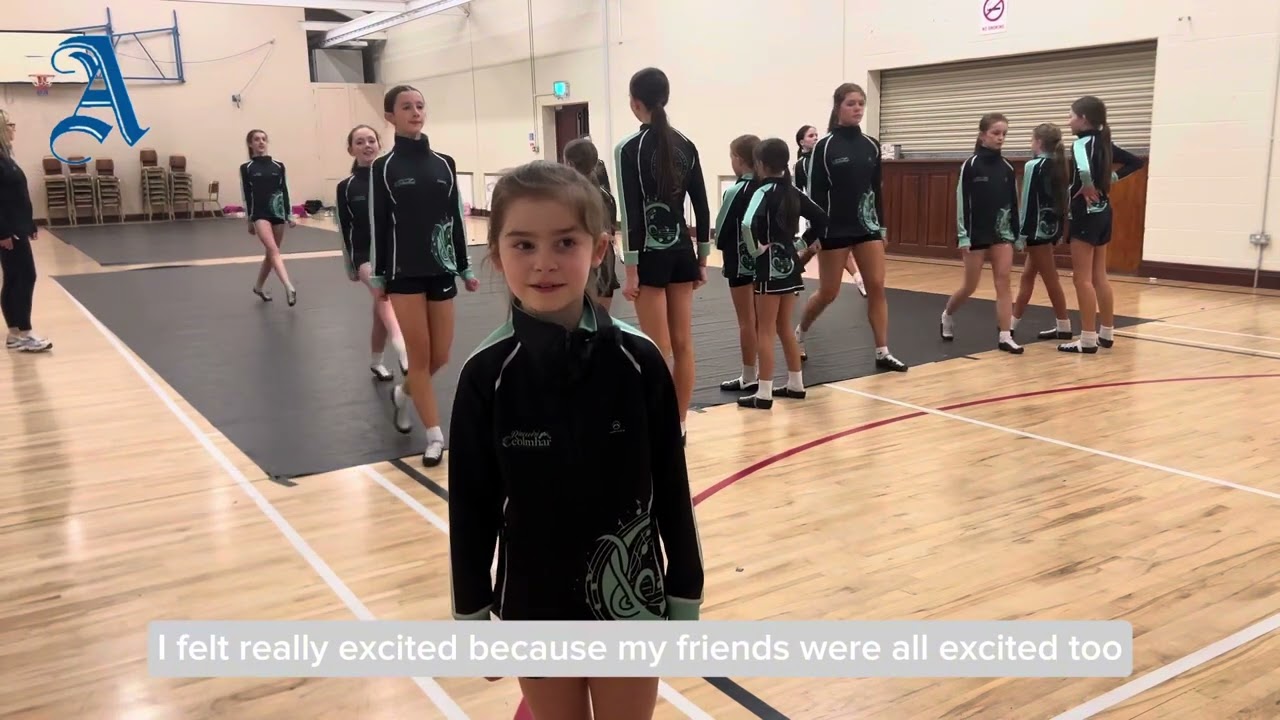 Rinceoirí Ceolmhar dancers prepare for the World Irish Dance Championships