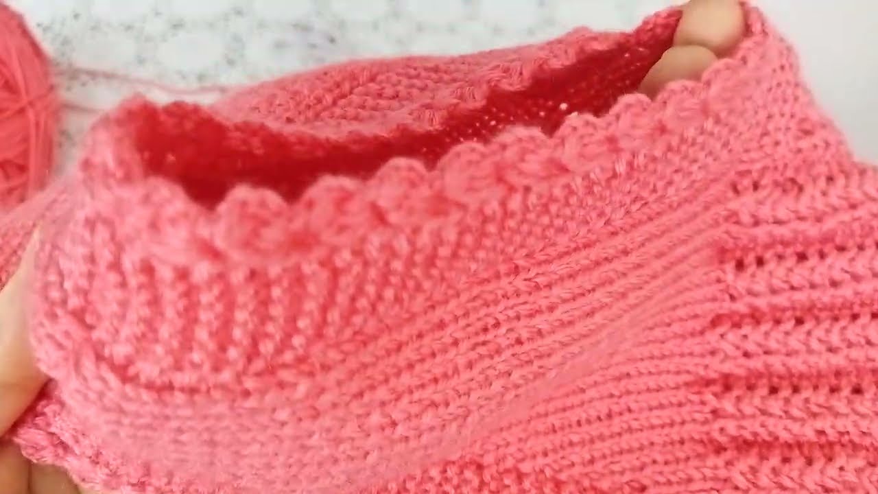 yelek kenar oyası modeli yapılışı tarifi