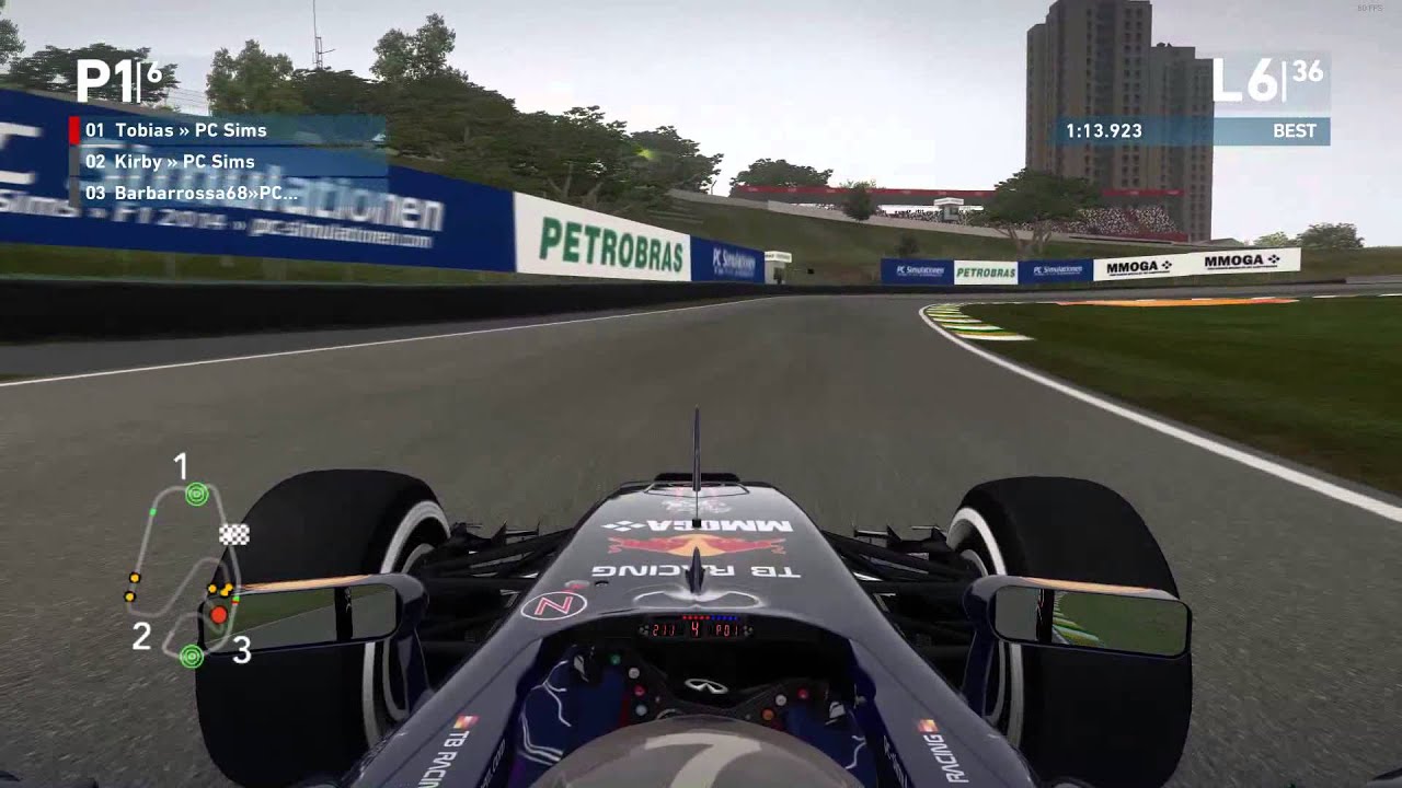 14. Ligarennen » 50% Brasilien » PC Sims » TGC » F1 2014 [volle Länge + HD]