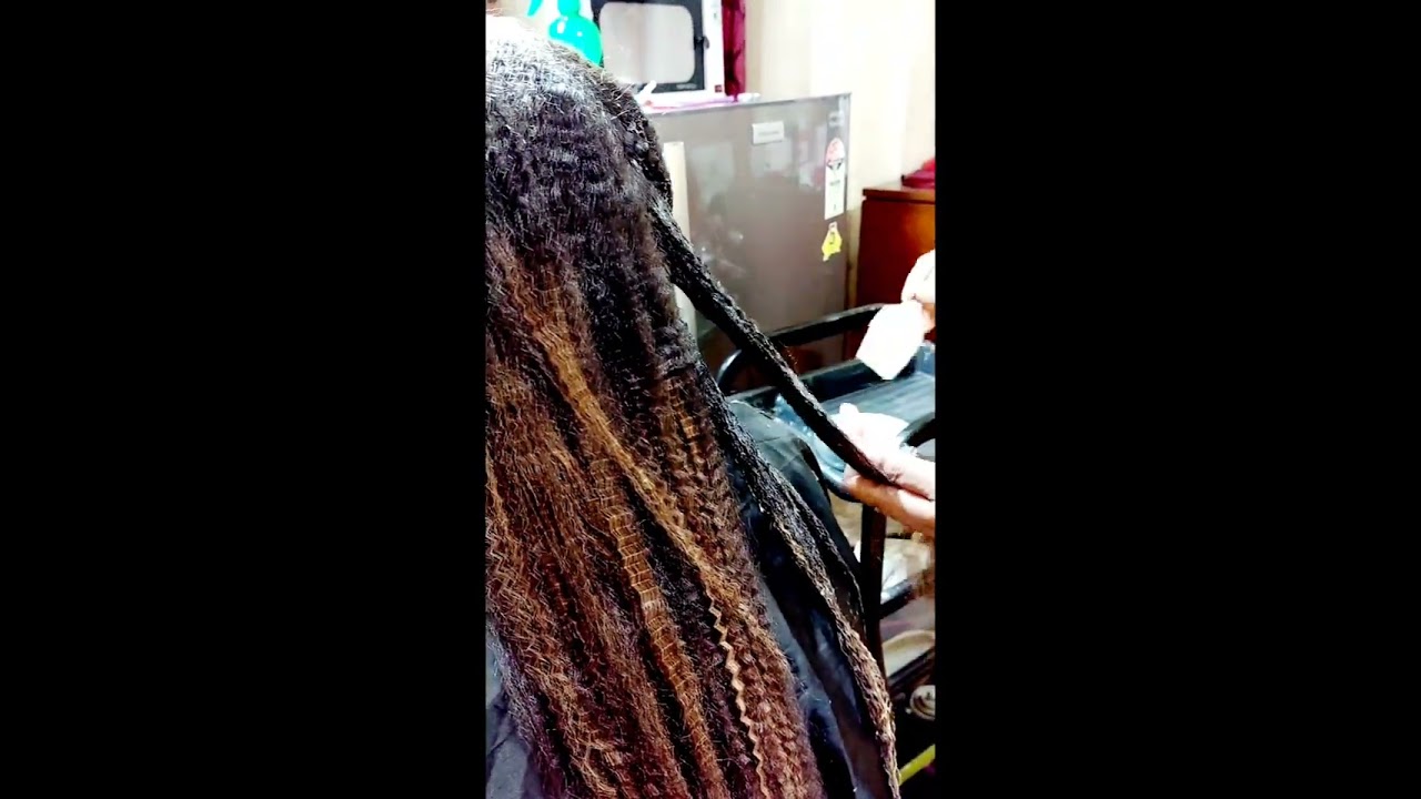 How do you use neutralizer on permanent crimping hair. Part-2🤔 😳
