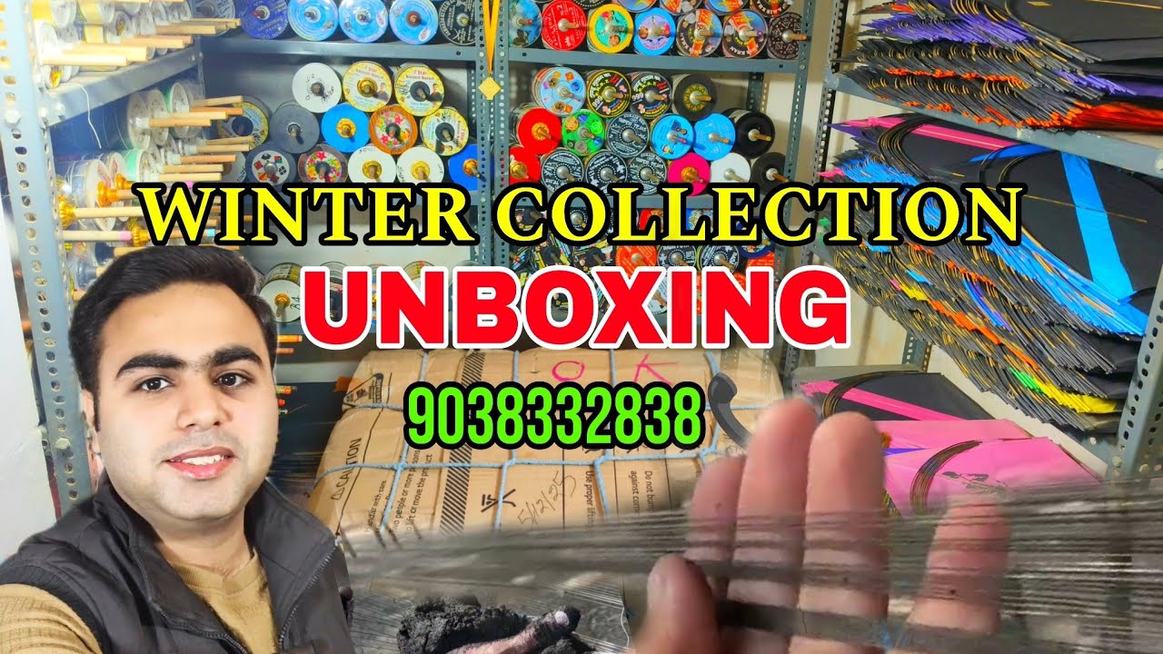 Best Kite Manjha Shop in Kolkata |Branded Kite Shop |Best Manjha Unboxing  Video | Manjha Collection