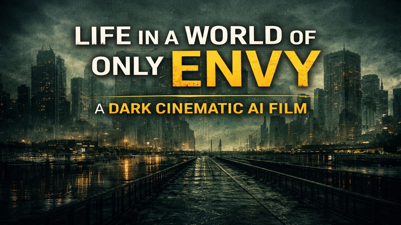Life in a World of Only Envy | A Dark Cinematic AI Film About Comparison & Human Emptiness