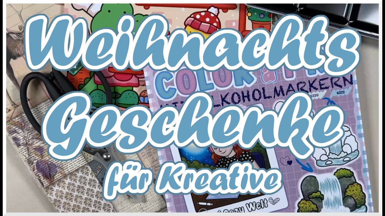 Weihnachtsgeschenke f&uuml;r Kreative || Scrapbooking || Journaling || Coloring