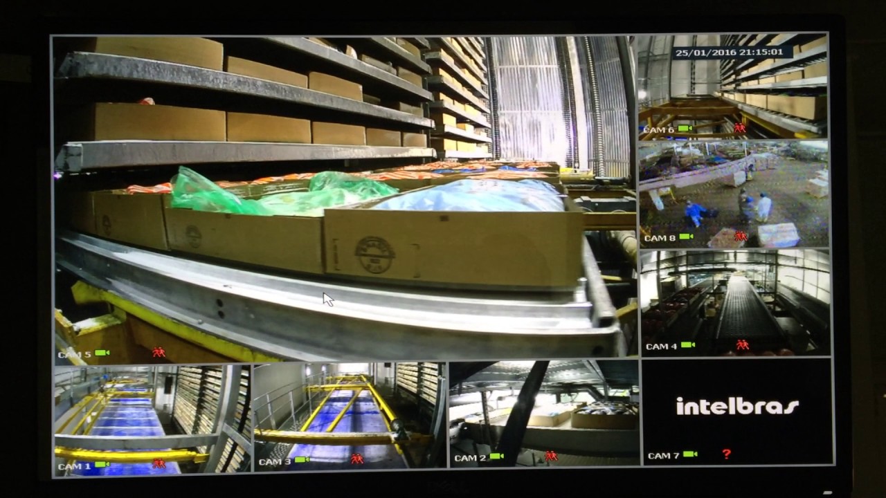 Câmeras CFTV - Túnel de congelamento