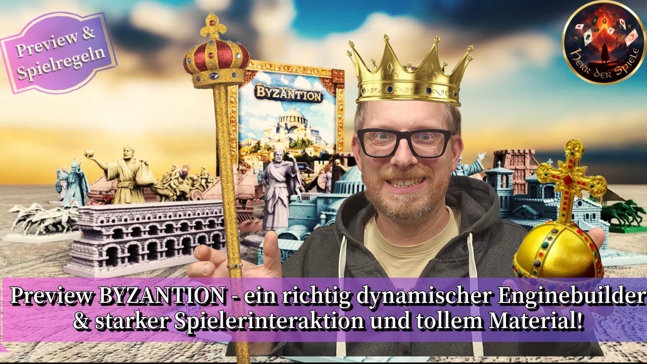 Preview BYZANTION - richtig dynamischer Enginebuilder & starker Spielerinteraktion & Top-Material!