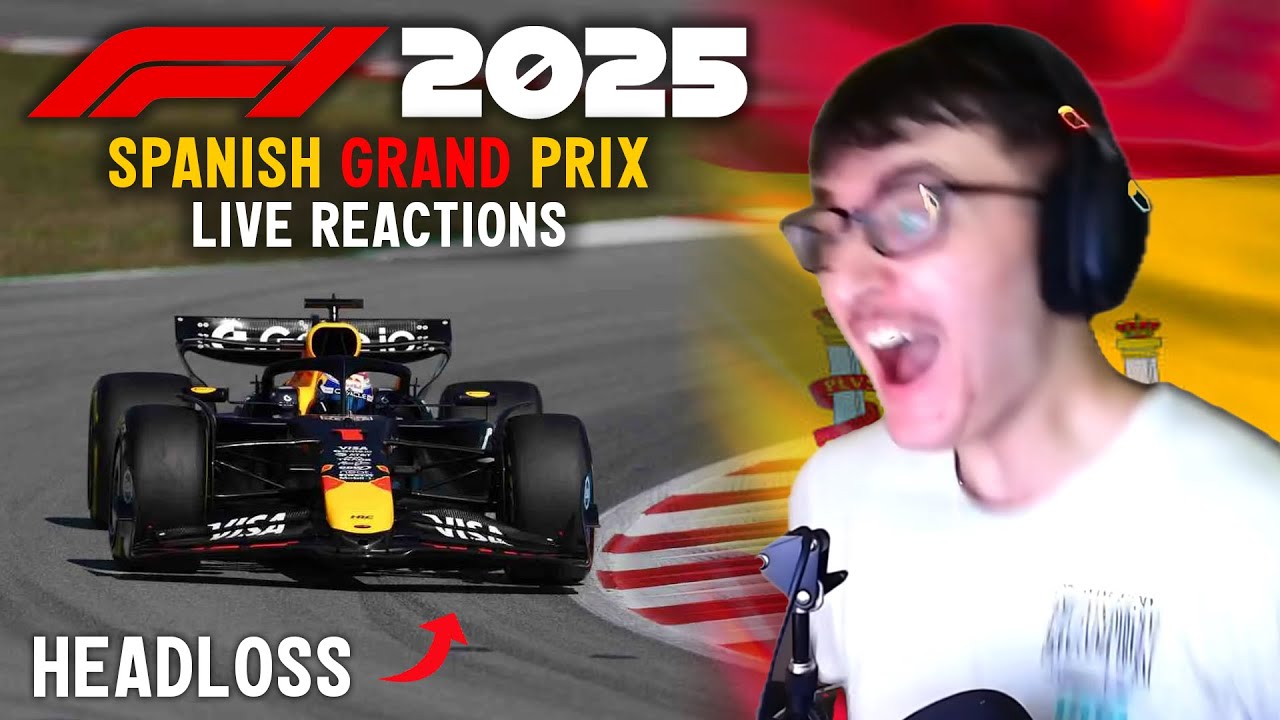 My *LIVE* Reactions to the Formula 1 Spanish GP (GENERATIONAL Max Verstappen Crashout)