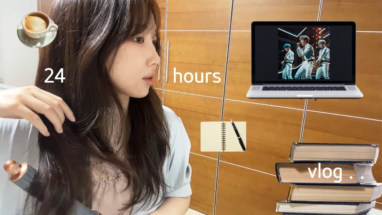 K-POP 작사가로 사는 하루 24hours vlog｜모닝 루틴 &middot; 줌 미팅 &middot; 파티 &middot; 새벽 마감