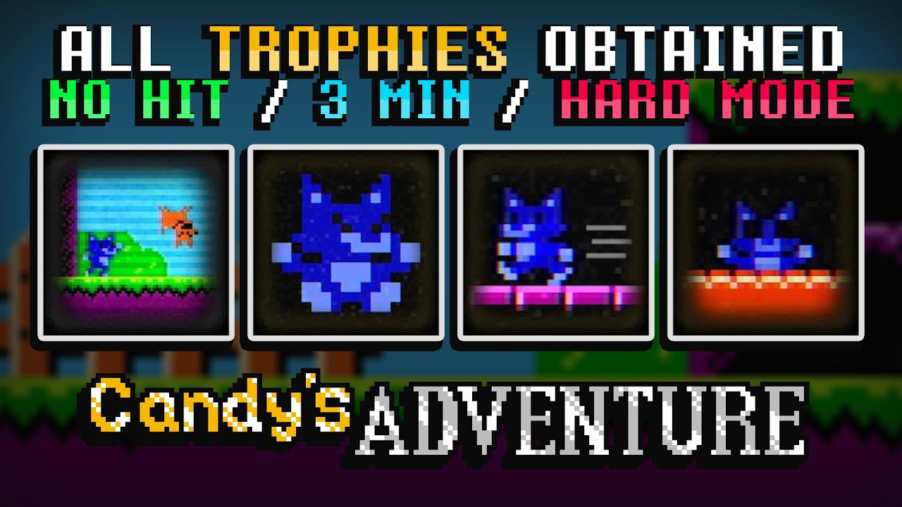All Trophies Obtained in Candy's Adventure - Five Nights at Candy's 3 Sugar Rush