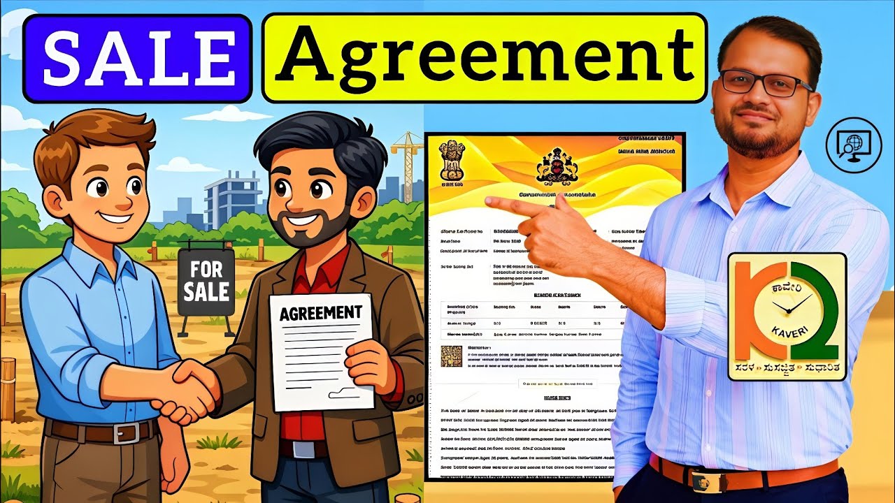 Sale Agreement Process in Kaveri Online Website Karnataka | Vishnu Murki 