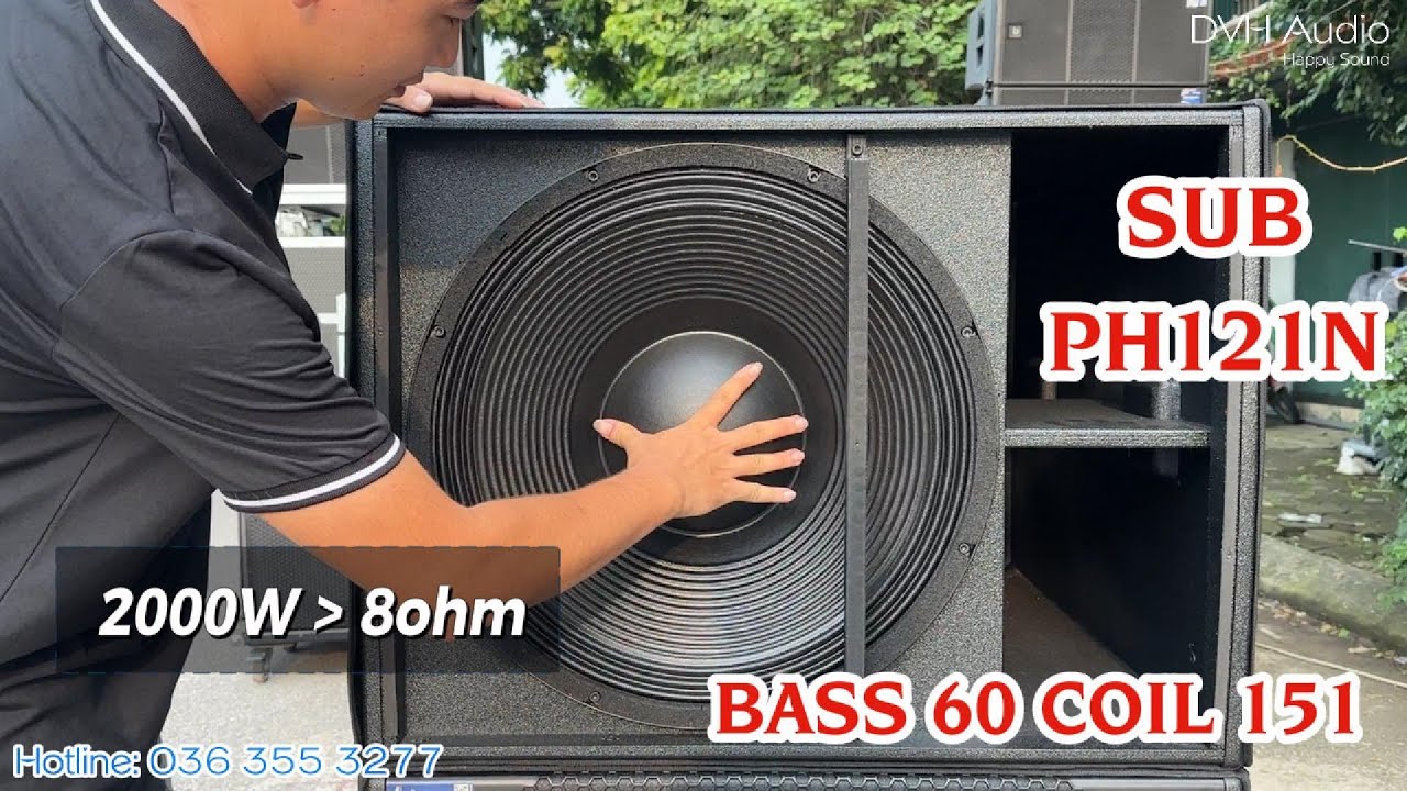 Vụt DJ nhấc người , Sub 60 coil 151mm DB acoustic PH121N  nhập khẩu ch&iacute;nh h&atilde;ng . DVH audio