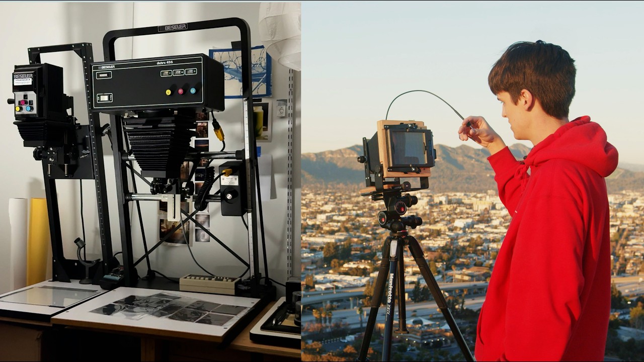 Мой первый опыт печати пленки 4x5 в фотолаборатории!