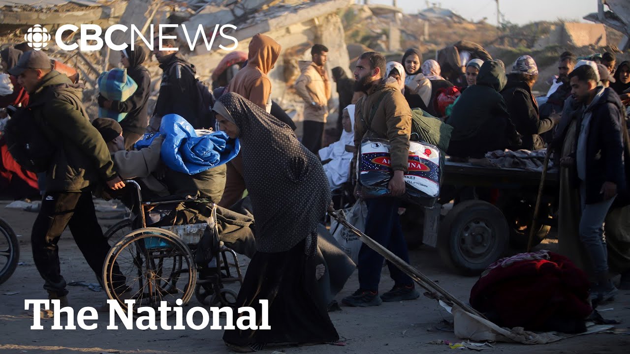 Thousands of Palestinians return to destroyed homes in northern Gaza