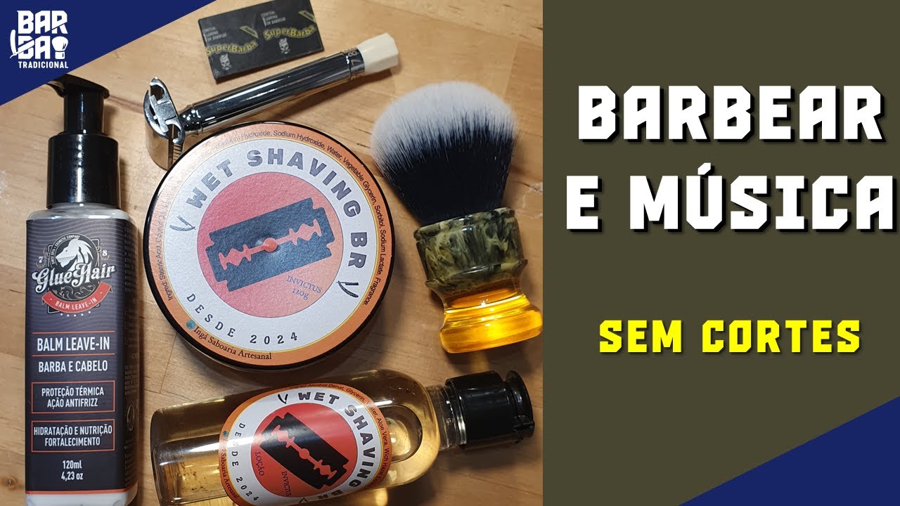 💈BARBEAR  sem cortes e música - Clone Aliexpress Merkur Progress e Invictus Discord Wetshaving BR💈