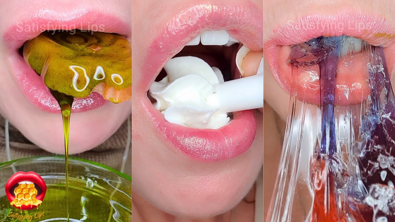 ASMR Satisfying Eating Sounds TANGHULU FRUIT GUMMIES 먹방