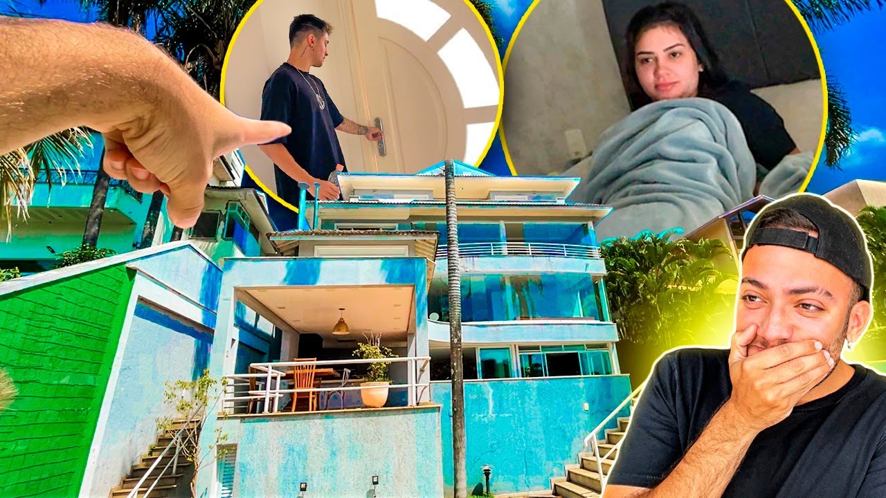 FIZ UM TOUR PELA CASA DO VICTOR LOUD E AINDA ACORDEI A TAINÁ!!!