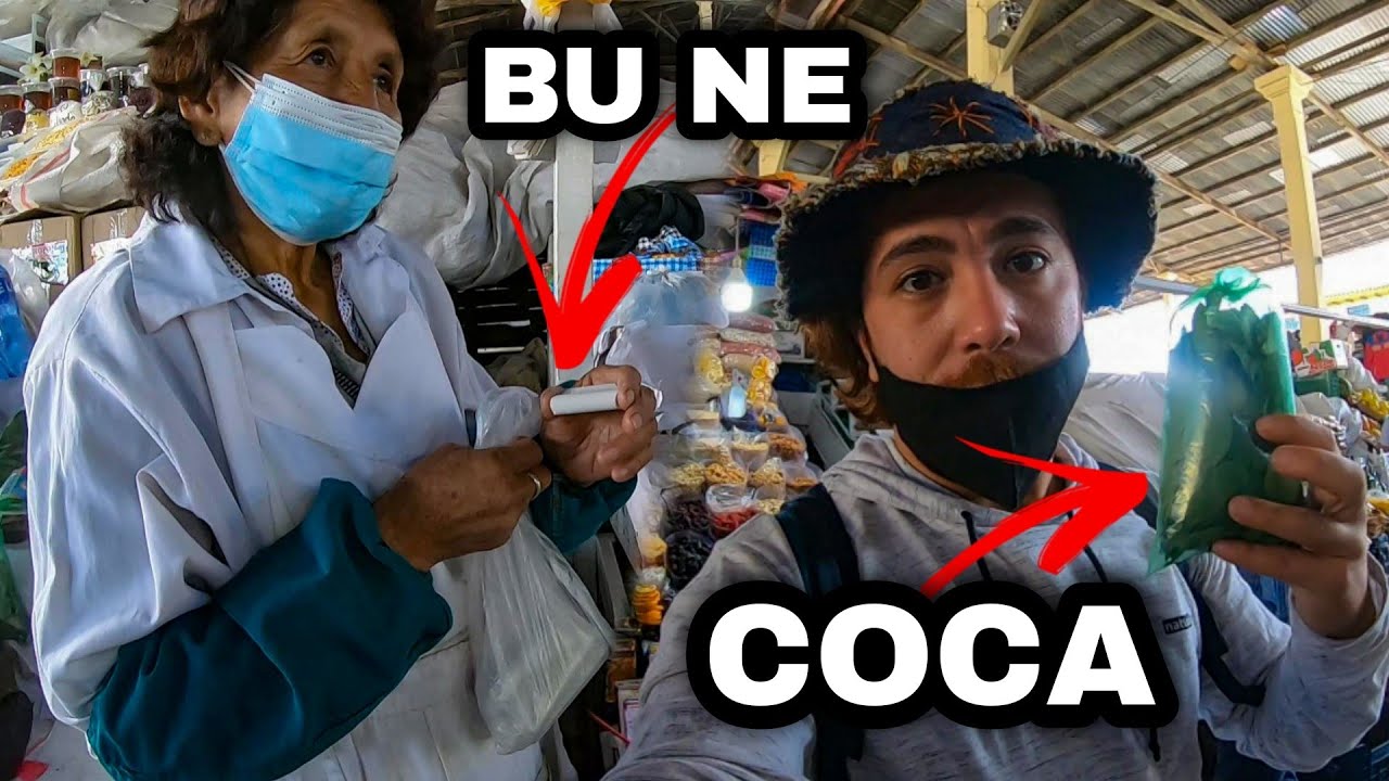 MEŞHUR COCA YAPRAĞI VE TOZU İLGİNÇ PAZAR CUSCO 🇵🇪