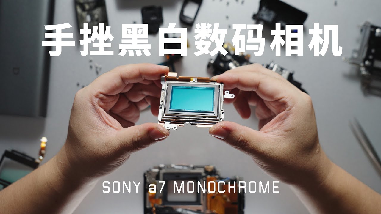 手挫黑白数码相机 diy monochrome digital camera （debayering）