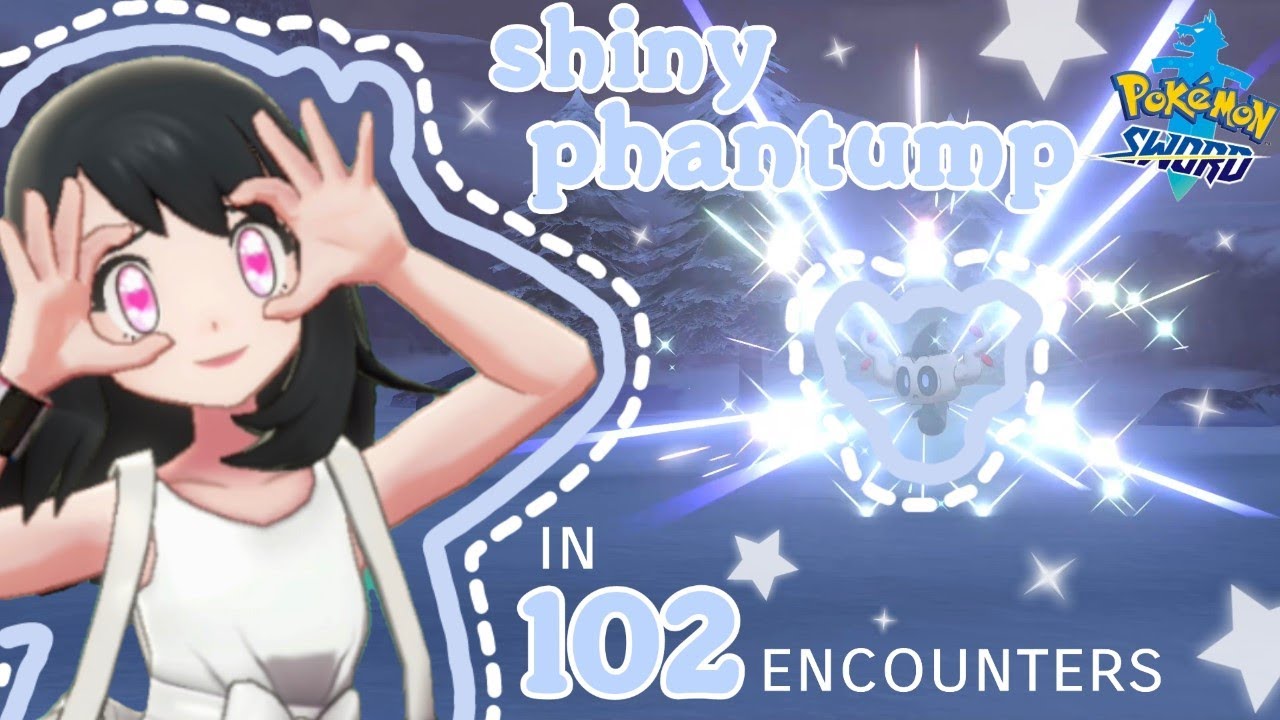 ♡ SHINY PHANTUMP in 102 ENCOUNTERS! (Pokemon Sword) ♡