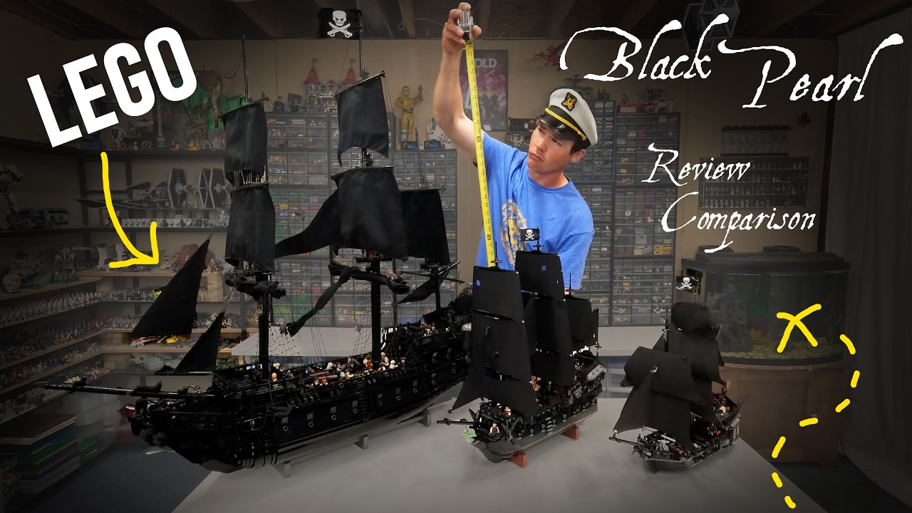 LEGO Black Pearl & Capitan Jack Sparrow's Pirate Ship Review and Comparison