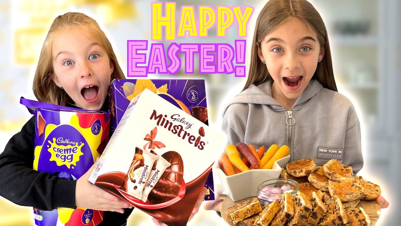 We ONLY ate EASTER FOOD for 24hours!! 🐣🍫