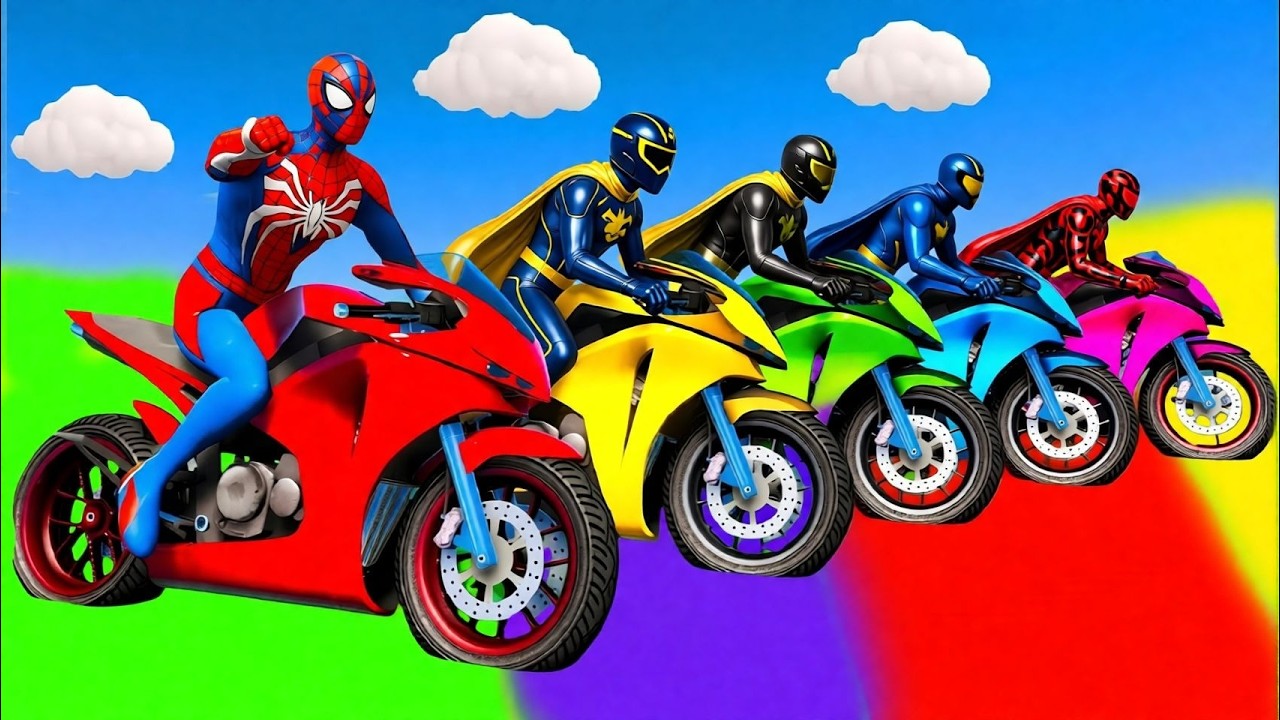 الرجل العنكبوت انقاذ باتمان Spider-Man Rescue batman vs iron man vs venom funny Game GTA 5 superhero