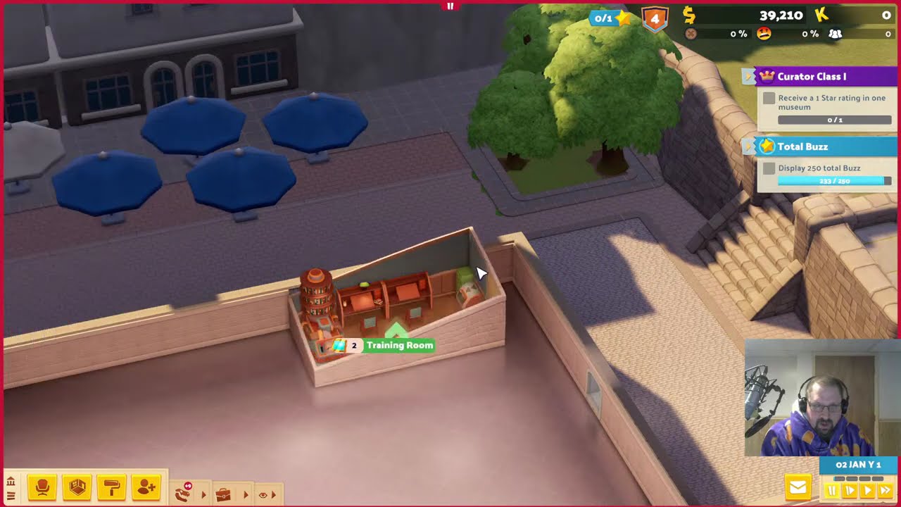 Two Point Museum Strategy & Tactics: Pinstar's Creator Curator Sandbox Challenge Attempt