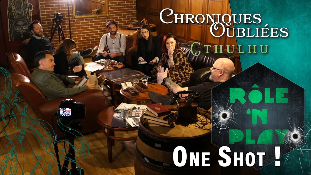 CHRONIQUES OUBLIÉES CTHULHU : One Shot Rôle'n Play avec #MaximeChattam et #mythixTrinity !