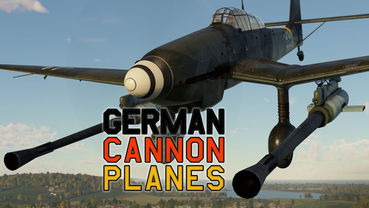 ГЕРМАНИЯ СТРАДАЕТ, НО ЭТО НЕ ТАК — Немецкие пушечные самолёты в War Thunder — OddBawZ