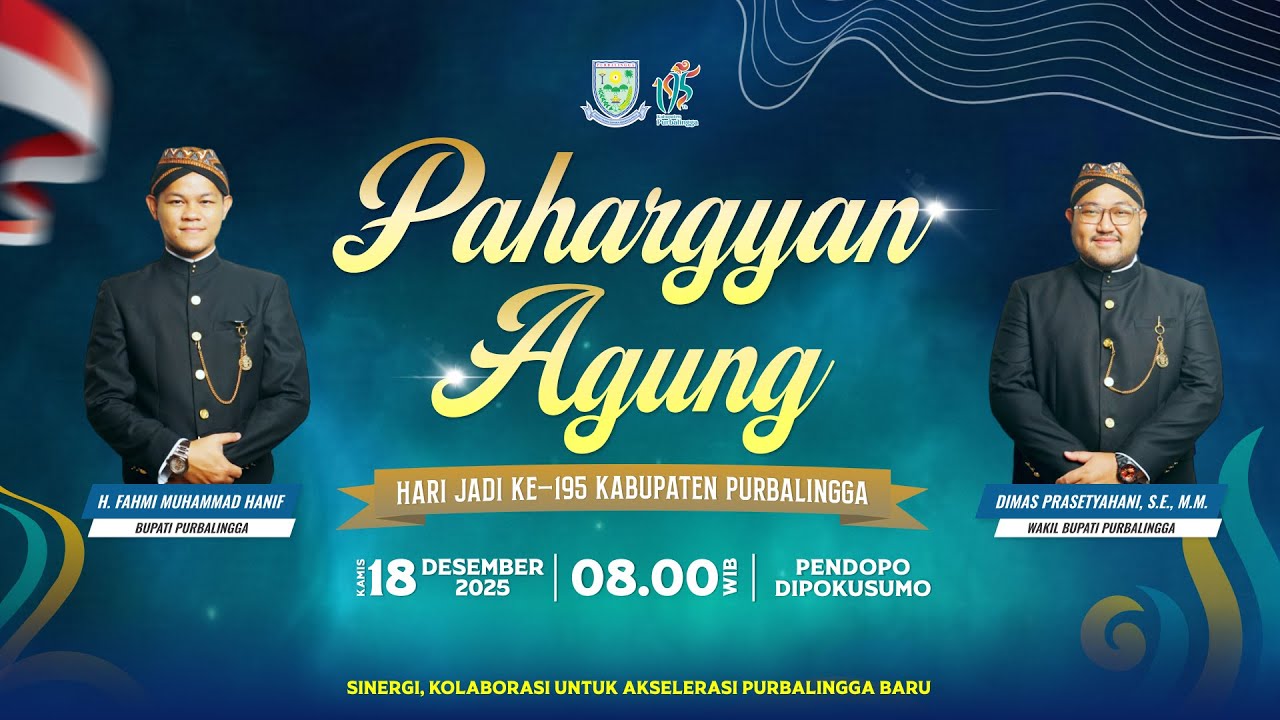 PAHARGYAN AGUNG HARI JADI KE-195 KABUPATEN PURBALINGGA