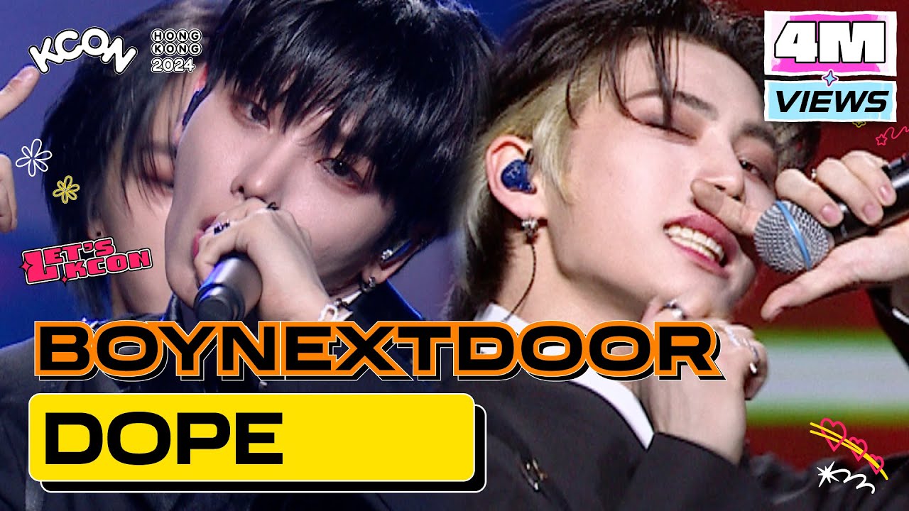 [KCON HONG KONG 2024] BOYNEXTDOOR - DOPE(쩔어) (원곡:BTS) | Mnet 240423 방송