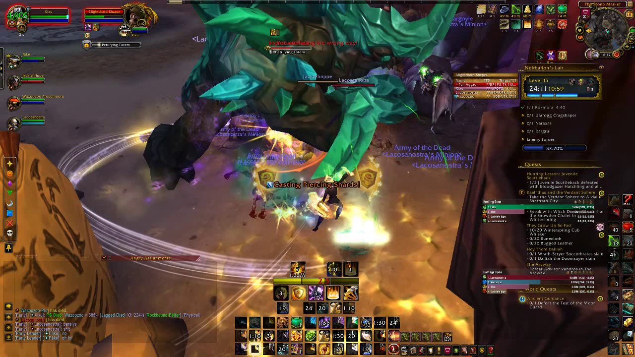 Neltharion's Lair 15 Mythic Plus 1 Chest  with Comms