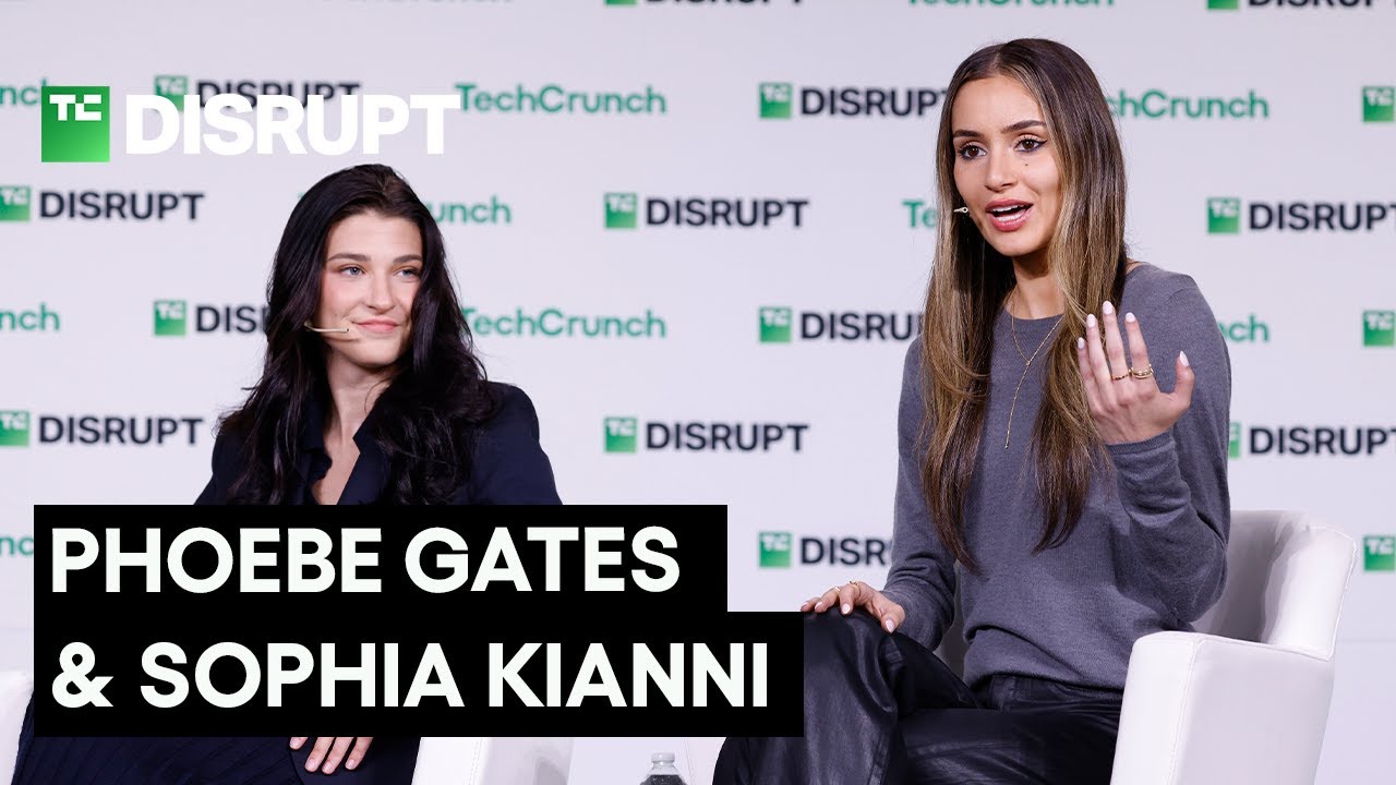 Фиби Гейтс и София Кианни о Phia, подкастинге и быстром росте | TechCrunch Disrupt 2025