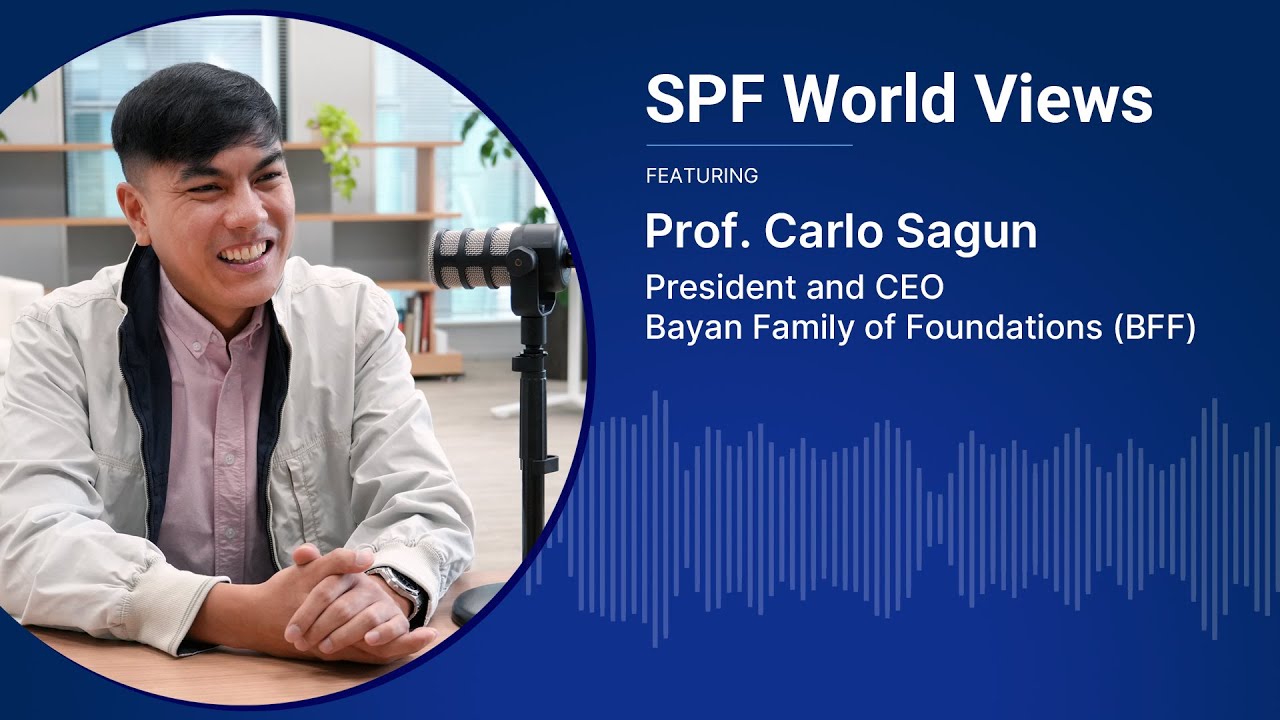 Supporting Social Enterprises in the Philippines｜Carlo Sagun, Pres.＆CEO, Bayan Family of Foundations